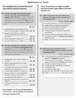 Pregnancy Risk Assessment Monitoring System Opioid Supplement English and Spanish