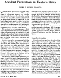 Accident prevention in Western States
