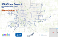 500 Cities Project Local Data for Better Health 2016 Bloomington IL