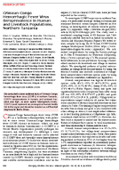 CrimeanCongo Hemorrhagic Fever Virus Seroprevalence in Human and Livestock Populations Northern Tanzania
