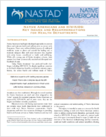Native Americans and HIVAIDS Key Issues and Recommendations for Health Departments