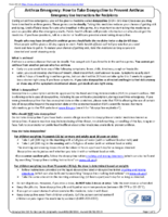 Anthrax emergency  how to take doxycycline to prevent anthrax  emergency use instructions for recipients