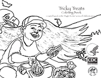 Tricky Treats Coloring Book