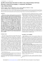 Specific Chromosomal Aberrations in Mouse Lung Adenocarcinoma Cell Lines Detected by Spectral Karyotyping A Comparison with Human Lung Adenocarcinoma