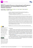 Effects of Applied Pressure on Sensorineural and Peripheral Vascular Function in an Animal Model of HandArm Vibration Syndrome