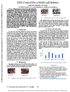 EMI Control for a MultiCell Battery