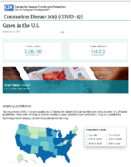 Coronavirus disease COVID19 cases in the US updated on July 12 2020