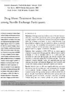 Drug abuse treatment success among needle exchange participants