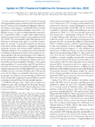 Update to CDCs Treatment Guidelines for Gonococcal Infection 2020