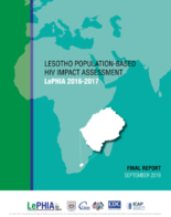 Lesotho PopulationBased HIV Impact Assessment LePHIA 20162017 Final Report September 2019