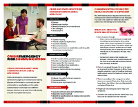 Crisis and Emergency Risk Communication CERC and Ebola