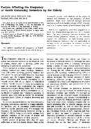 Factors affecting the frequency of health enhancing behaviors by the elderly