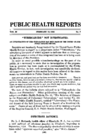 Public Health Reports  V 30 No 7 February 12 1915