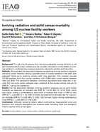 Ionizing Radiation and Solid Cancer Mortality Among US Nuclear Facility Workers