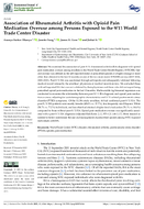 Association of Rheumatoid Arthritis with Opioid Pain Medication Overuse Among Persons Exposed to the 911 World Trade Center Disaster
