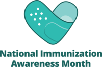National Immunization Awareness Month 2022 gray