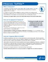 2Hexanone  ToxFAQs