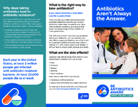 Antibiotics Arent Always the Answer trifold brochure