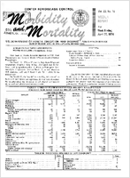 Morbidity and Mortality Weekly Report Vol 23 No 16 week ending April 20 1974