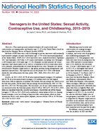 Teenagers in the United States Sexual Activity Contraceptive Use and Childbearing 20152019