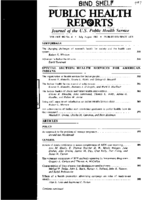 Public Health Rep  v 102 no 4  table of contents