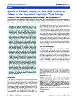 Review of Climate Landscape and Viral Genetics as Drivers of the Japanese Encephalitis Virus Ecology