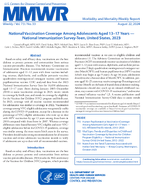 MMWR Morbidity and Mortality Weekly Report Vol 73 No 33 August 22 2024