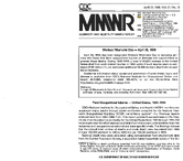 Surveillance for Nonfatal Occupational Injuries Treated in Hospital Emergency Departments  United States 1996