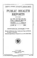 Public Health Reports  v 44 no 25  cover