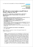 HIVAIDS and Associated Conditions among HIVInfected Refugees in Minnesota 20002007