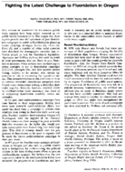 Fighting the latest challenge to fluoridation in Oregon