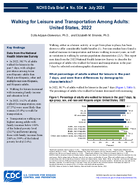 Walking for Leisure and Transportation Among Adults United States 2022