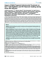 Impact of MultiTargeted Antiretroviral Treatment on Gut T Cell Depletion and HIV Reservoir Seeding during Acute HIV Infection