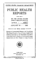 Public Health Reports  v 48 no 3  cover