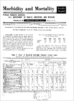 Morbidity and Mortality Weekly Report Vol 10 No 28 for Release July 21 1961