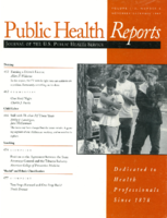 Public Health Reports  v 112 no 6  cover