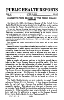Weekly Reports for APRIL 29 1927