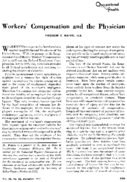 Workers compensation and the physician