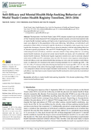 Selfefficacy and mental health helpseeking behavior of World Trade Center Health Registry enrollees 20152016
