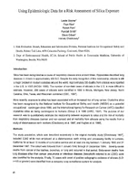 Using Epidemiologic Data for a Risk Assessment of Silica Exposure
