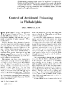 Control of accidental poisoning in Philadelphia