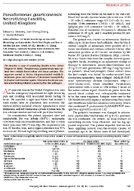 Pseudomonas guariconensis Necrotizing Fasciitis United Kingdom