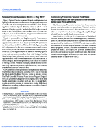 Announcement Community Preventive Services Task Force Recommendation for FamilyBased Interventions to Increase Physical Activity