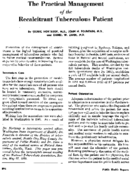 The practical management of the recalcitrant tuberculous patient