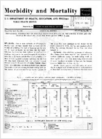 Morbidity and Mortality Weekly Report Vol 12 No 15 for Release April 19 1963