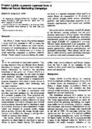 Project LeanLessons Learned From A National Social Marketing Campaign