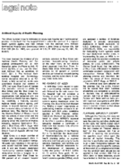 Legal note Antitrust aspects of health planning