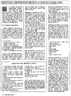 NATIONAL CENTER FOR HEALTH STATISTICS DATA LINE