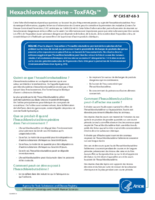 Hexachlorobutadiene  ToxFAQs N CAS 87683