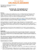 Hurricane Ida  clinical guidance for carbon monoxide CO poisoning
